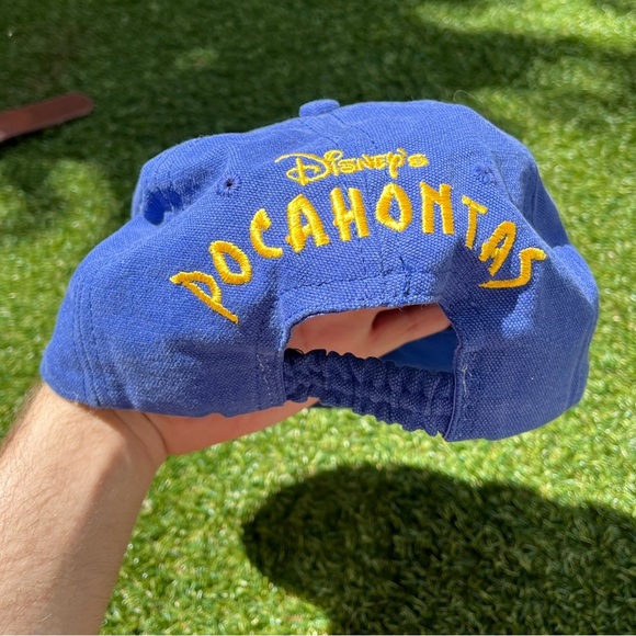 VTG RARE 90’s Disney’s Pocahontus Blue Cap - Picture 3 of 6